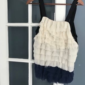 DVF Ruffle Tank